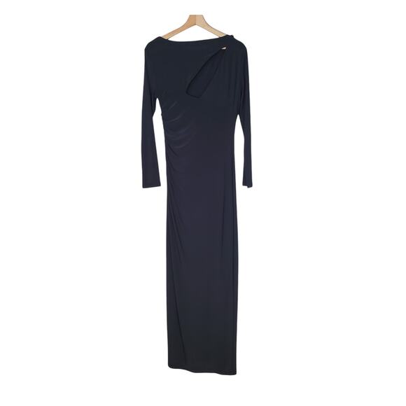 Lauren Ralph Lauren Long Sleeve Gown Evening Formal Dress Navy Blue Size US 8 - Picture 2 of 12
